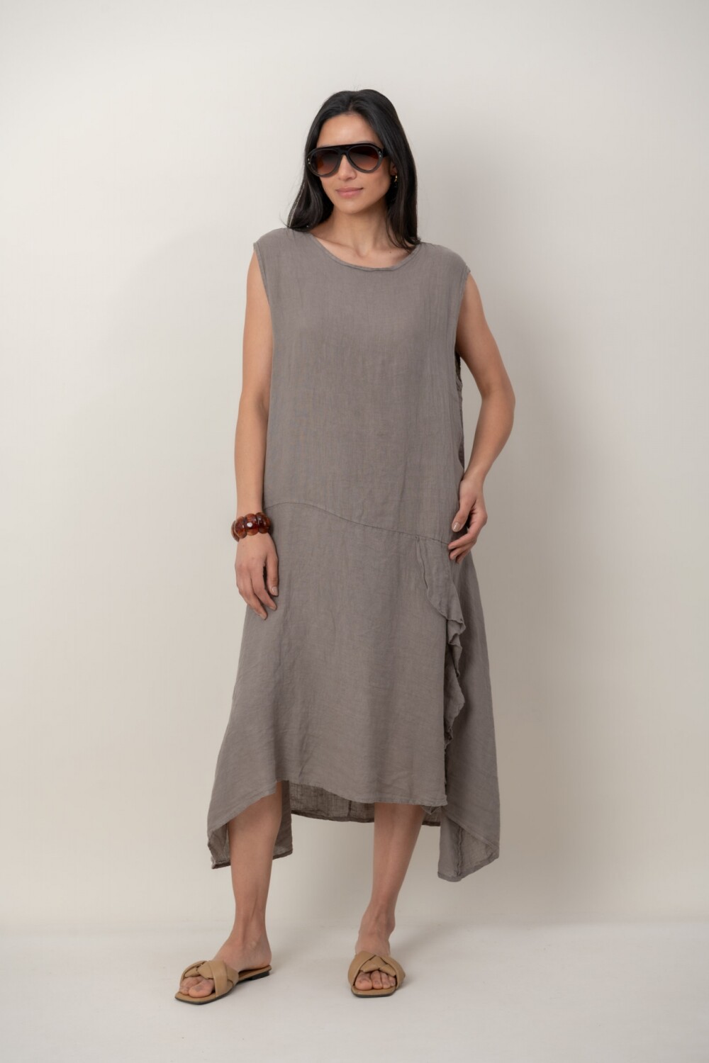 VESTIDO ADAMINA Visón