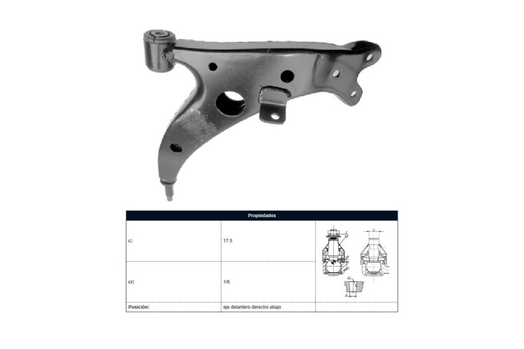 Parilla De Suspension Delantera Toyota Rav4 98-00 Der Parilla De Suspension Delantera Toyota Rav4 98-00 Der