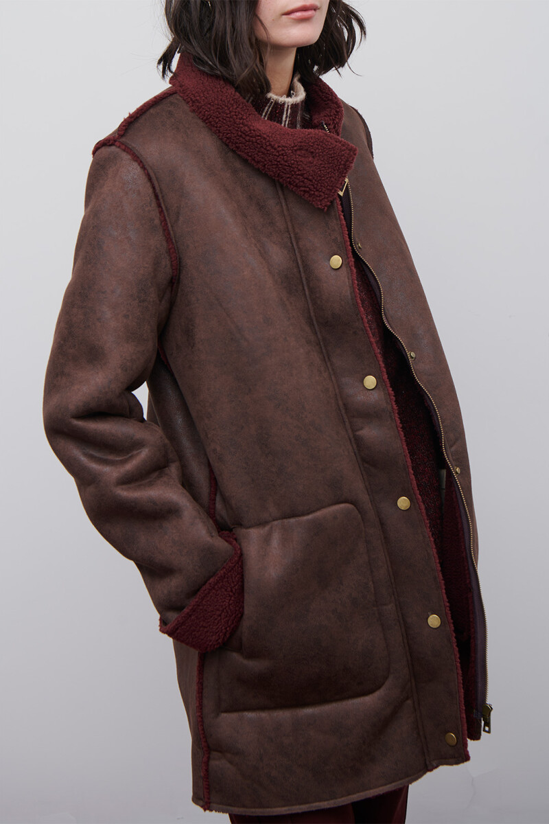 CHAQUETON GLACIAR BURDEOS