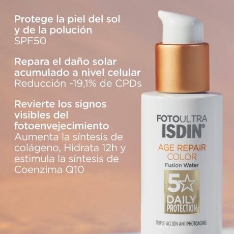ISDIN FotoUltra Age Repair Color Fusion Water SPF 50 - 50 ml ISDIN FotoUltra Age Repair Color Fusion Water SPF 50 - 50 ml