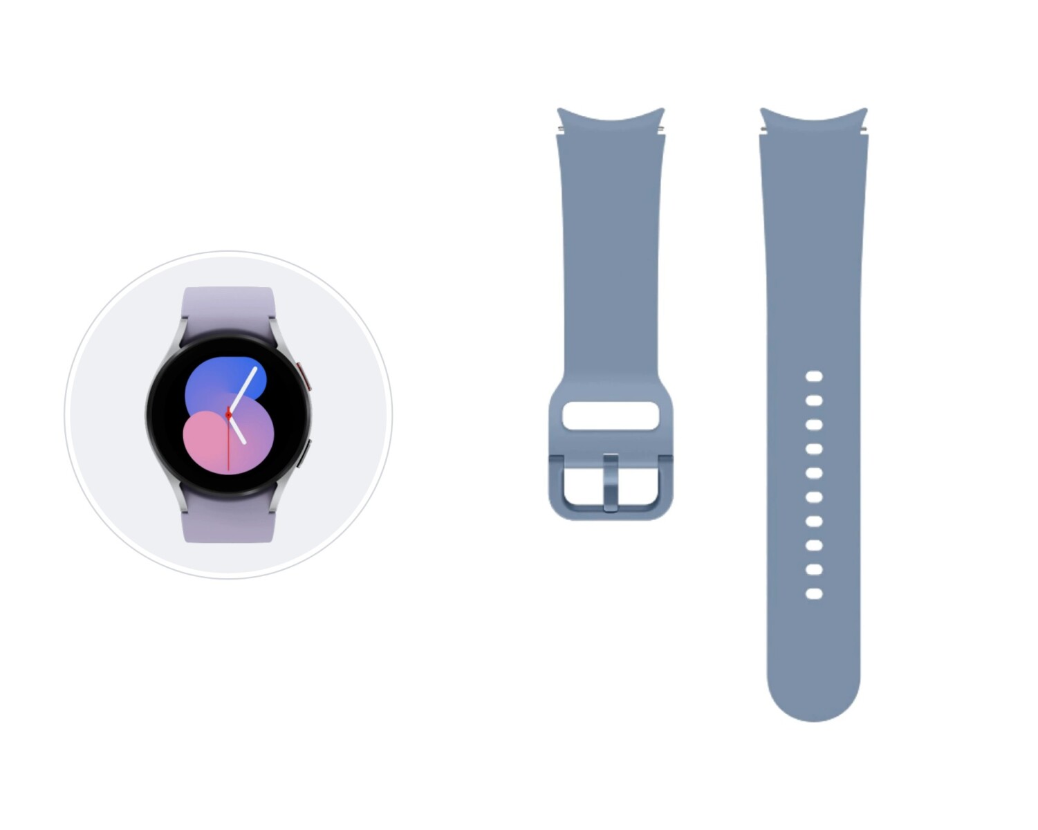 Correa Samsung Sport Band (M/L) para Galaxy Watch5 y Watch5 Pro - Blue 