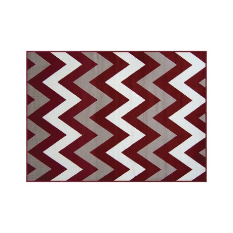 Alfombra rectangular Renaissance Smarth 1.50x2.00mts Rojo Zigzag