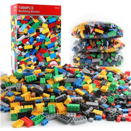 Juego 1000 Bloques Ladrillos De Encastre Calidad Juego 1000 Bloques Ladrillos De Encastre Calidad