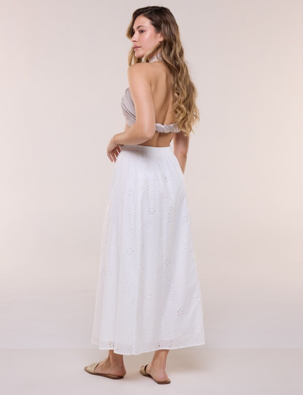 Falda Broderie CRUDO