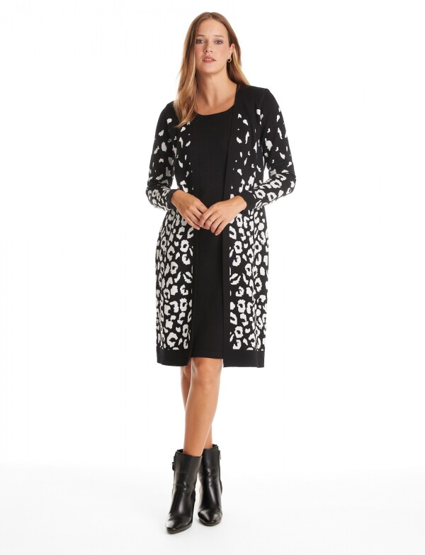 Vestido Twofold NEGRO/CRUDO