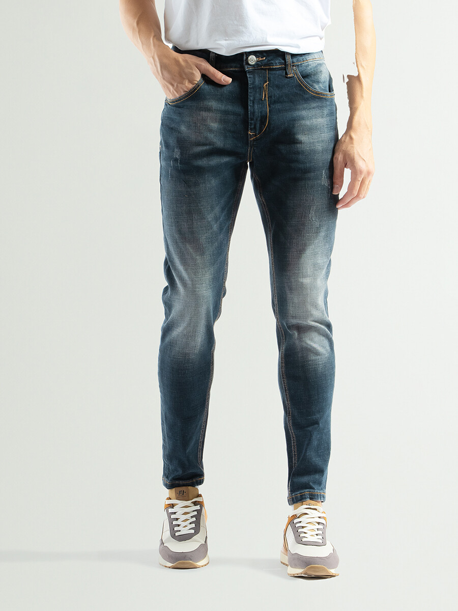 Jean Slim ZT23 C/Roturas 30x30 - Azul Oscuro 
