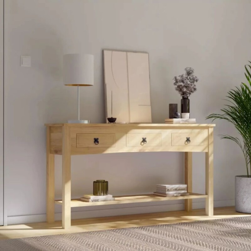 Aparador 3 Caj Madera Maciza Línea Mexicana Natural Aparador 3 Caj Madera Maciza Línea Mexicana Natural