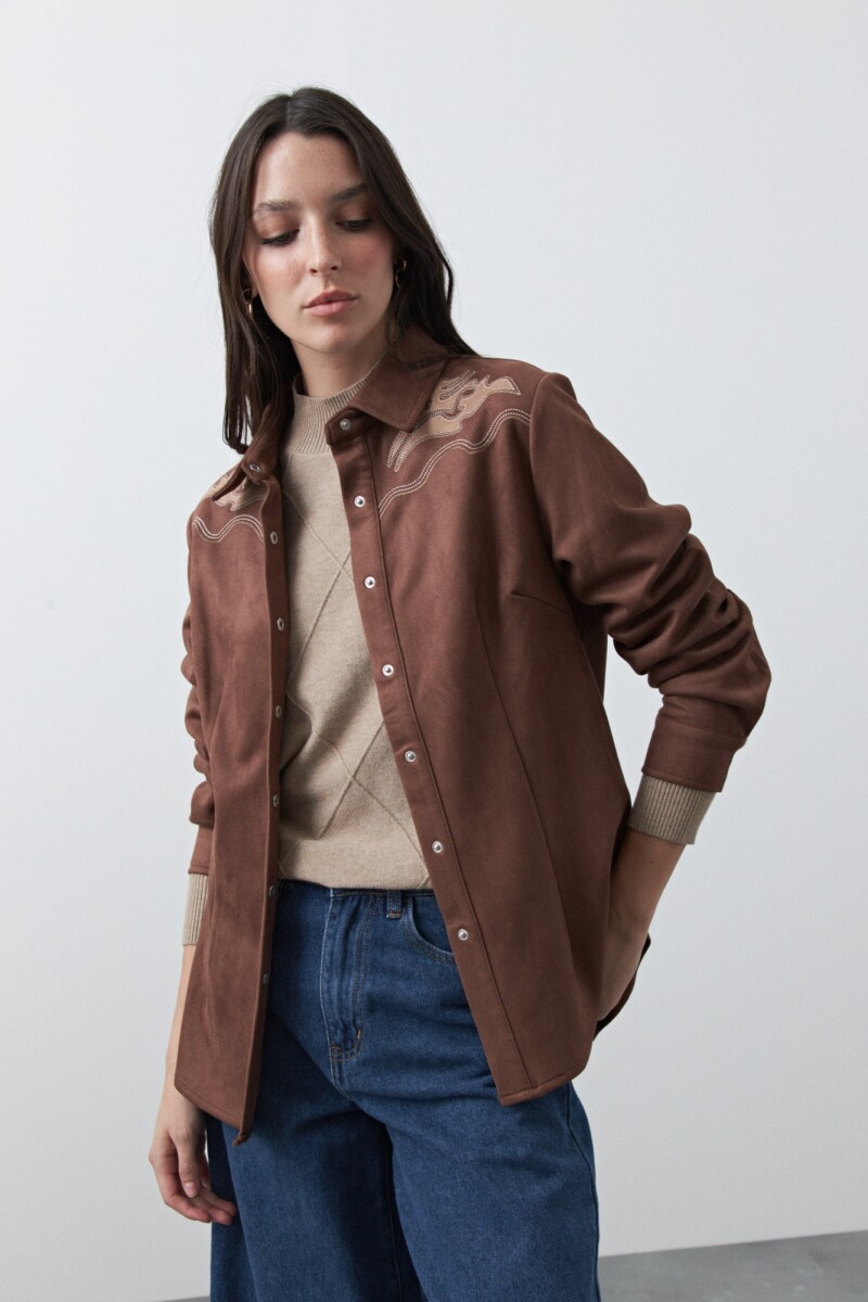 SOBRECAMISA VENTO Chocolate