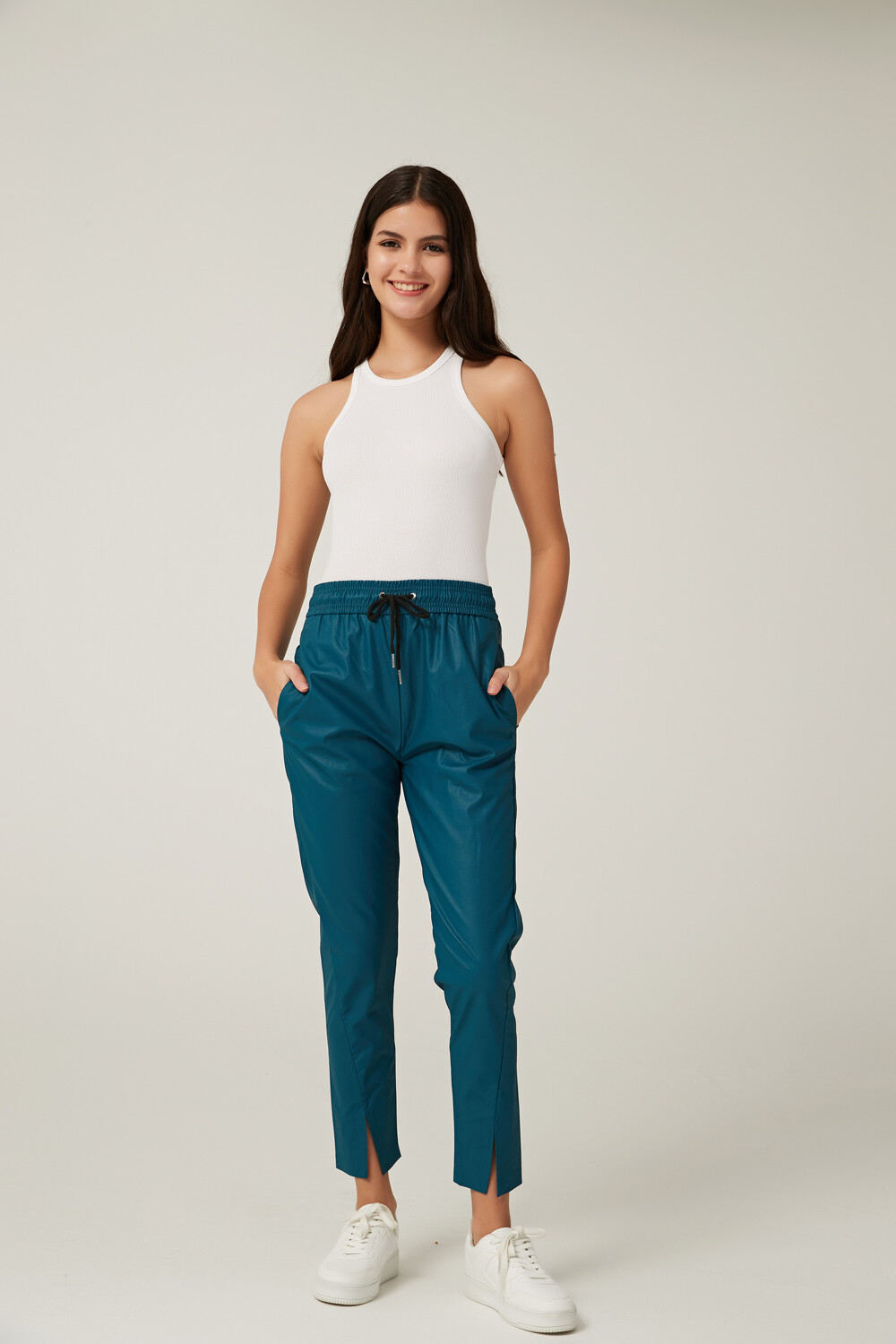 Pantalon Barletta Verde Azulado