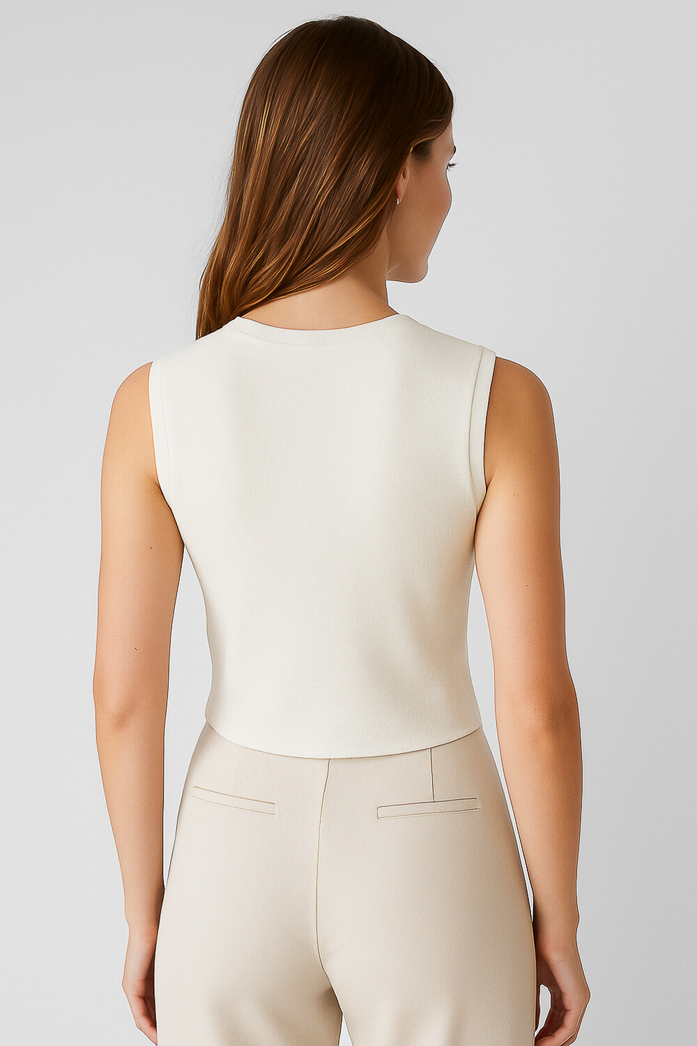 Chaleco Kiwina Marfil / Off White