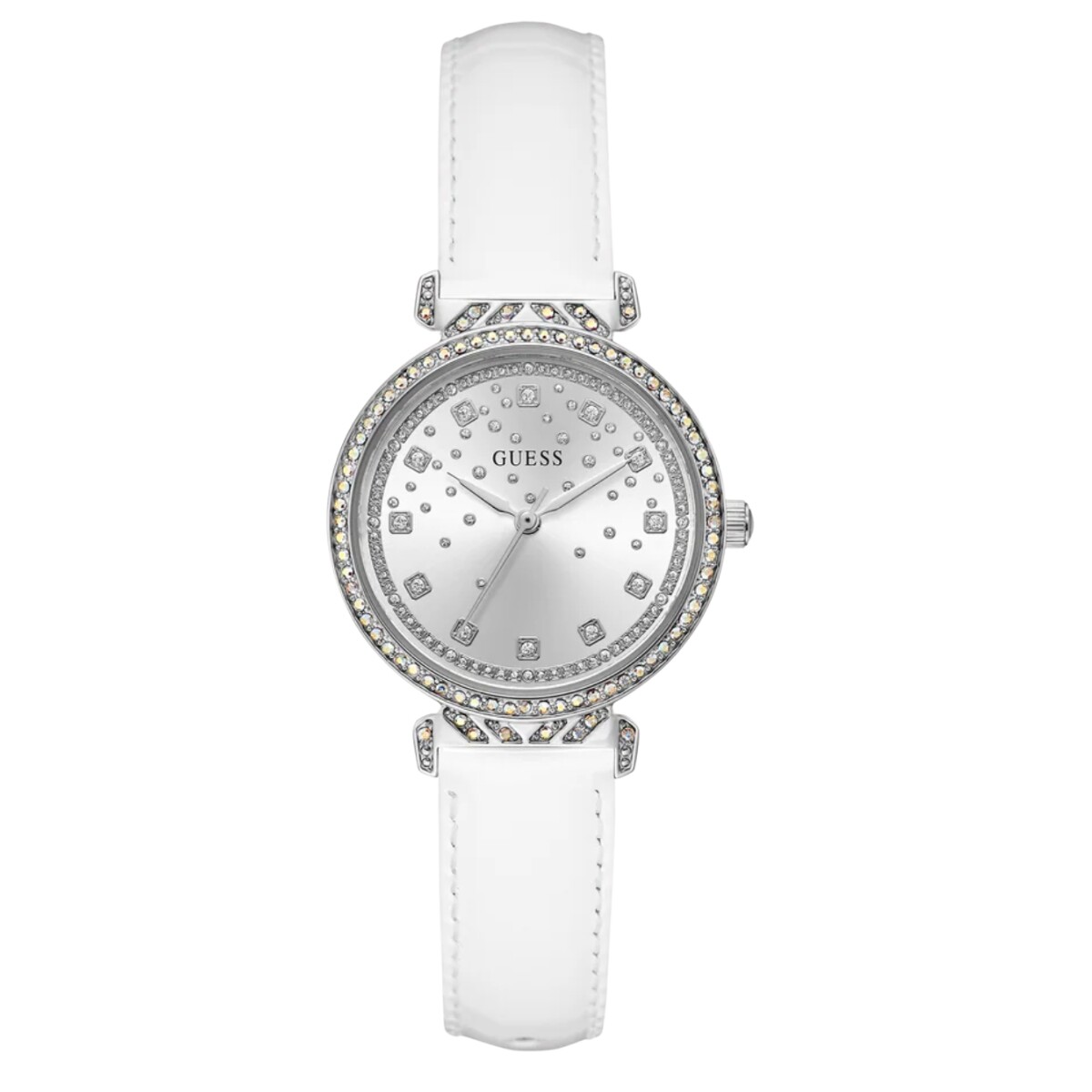Reloj GUESS GW0764L4 en Cuero Blanco Esfera 32mm 