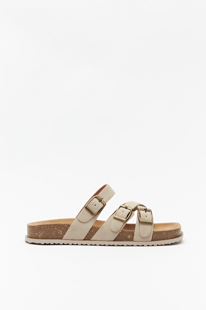 SANDALIA NATIS - Beige 