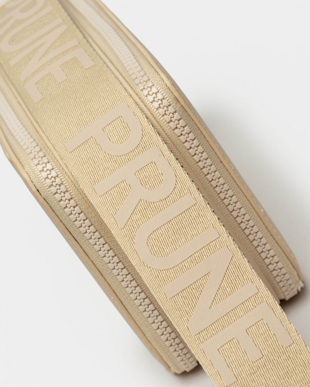 Bandolera New Penny en efecto cuero zaffiano Crudo