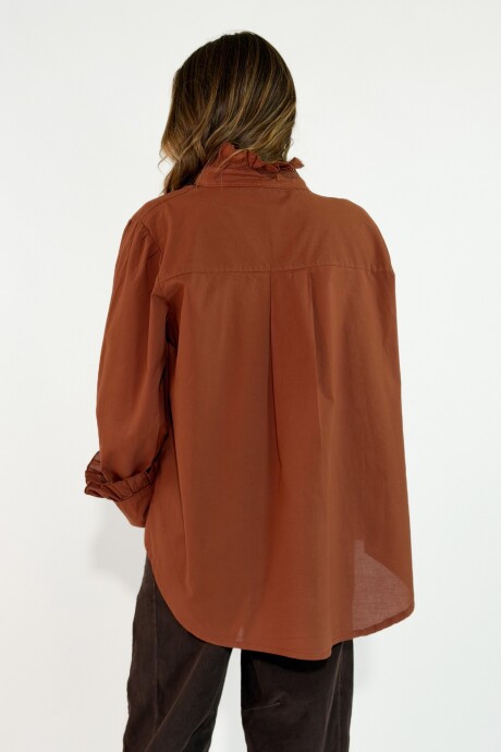 CAMISA CELINA Terracota