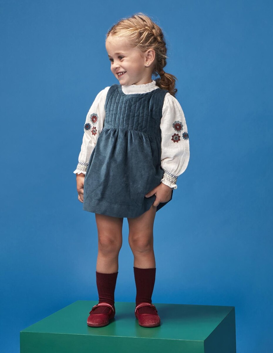 Blusa Con Bordado - Blanco Roto 