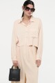 CAMISA CLASIC FIT Crema