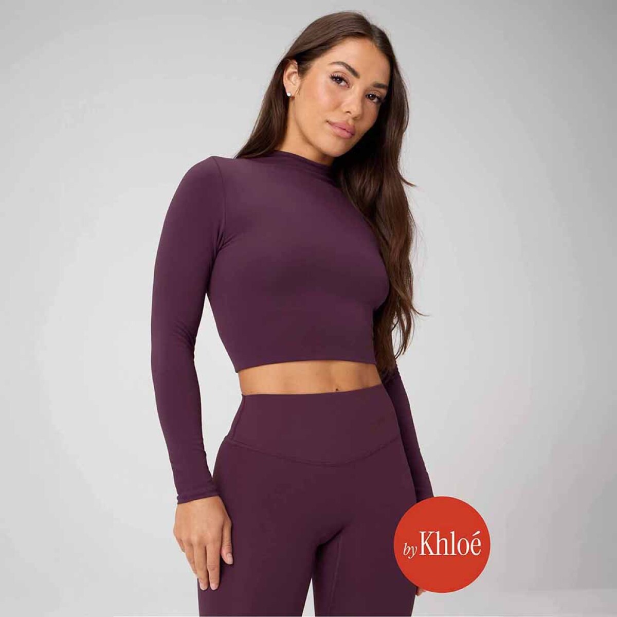 Polo Manga Larga Seamless Long-Sleeve Essential Tee Mujer 