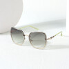 Lentes De Sol - Rimless - Verde En Degrade Lentes De Sol - Rimless - Verde En Degrade