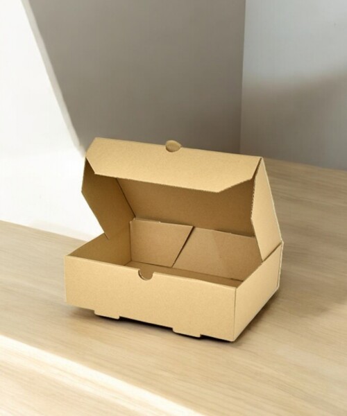 Caja troquelada 28x21x8 cm. - MADERA MADERA