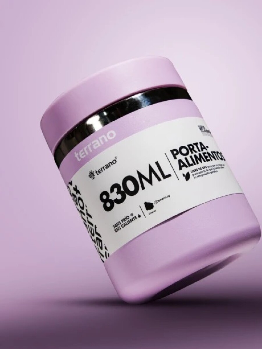 CONTENEDOR DE ALIMENTOS TERRANO 830ML - LILA 