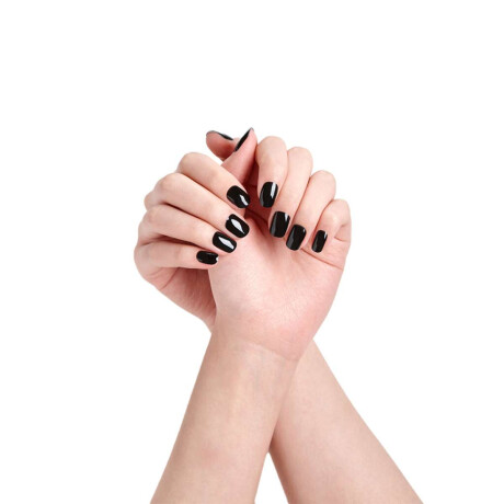 Uñas Stickers En Gel True Black