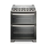 Cocina 5 Hornallas Doble Horno Inox Acero inoxidable