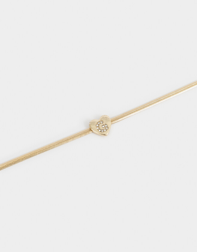 Pulseras Flexibles De inicial Pulsera Flexible De Inicial "g" - Dorado
