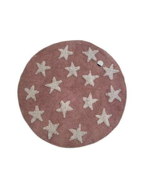 ALFOMBRA REDONDA POP 100CM ROSA ESTRELLAS ALFOMBRA REDONDA POP 100CM ROSA ESTRELLAS