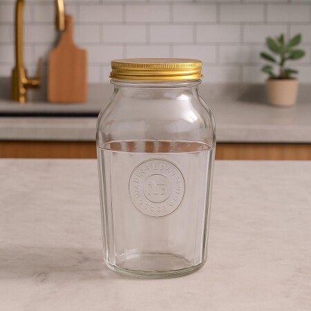 Frasco de Vidrio Nadir Americano Vintage 1,5 litros Frasco de Vidrio Nadir Americano Vintage 1,5 litros
