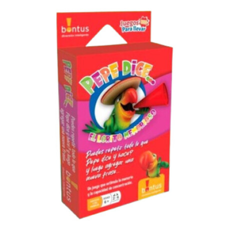 Juego Bontus Mini Pepe Dice... Juego Bontus Mini Pepe Dice...