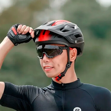 Lentes Deportivos Polarizados +4 Intercambiables Rockbros UV400 001