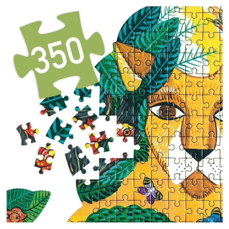 Puzzle con forma 350 pcs Lion