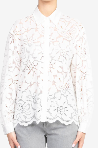 Camisa encaje Blanco