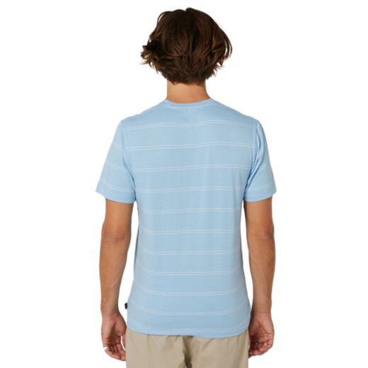 Remera MC Rip Curl Plain Stripe Tee - Celeste Remera MC Rip Curl Plain Stripe Tee - Celeste