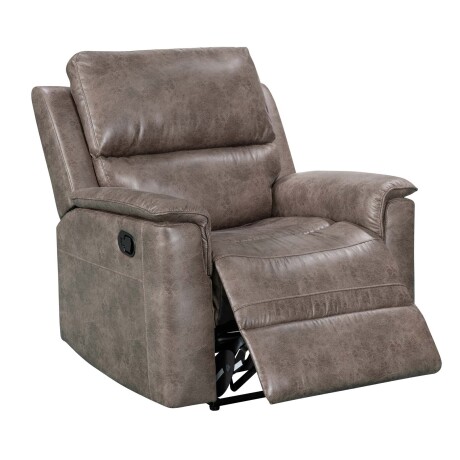 RECLINER MANUAL TELA MARRON LAGOS MOKA