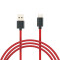 Cable usb c braided 1m xiaomi Cable usb c braided 1m xiaomi red