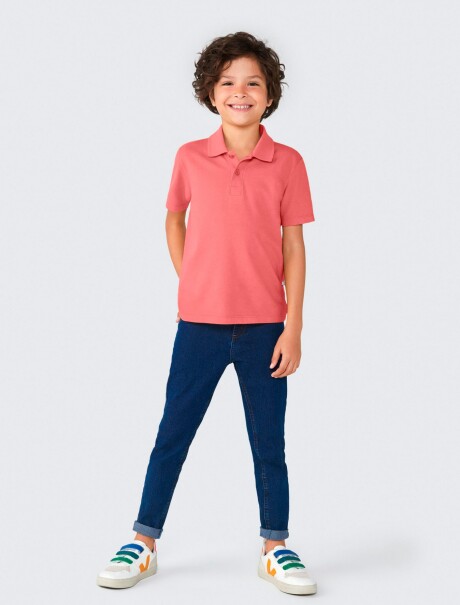 POLO INFANTIL EN TELA PIQUÉ CAMISA POLO MM MASC