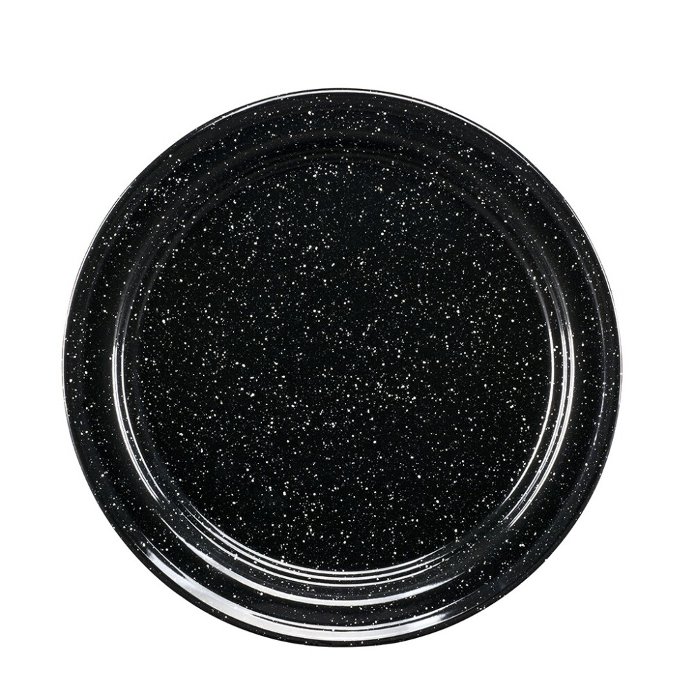 Plato de Acero Vitrificado Cinsa 22 cm Negro PLATO 22CM ACERO VITRIFICADO NEGRO CINSA