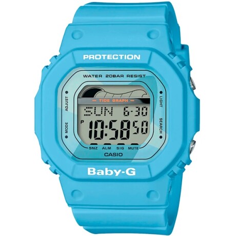Reloj Casio Resina Deportivo Celeste 0