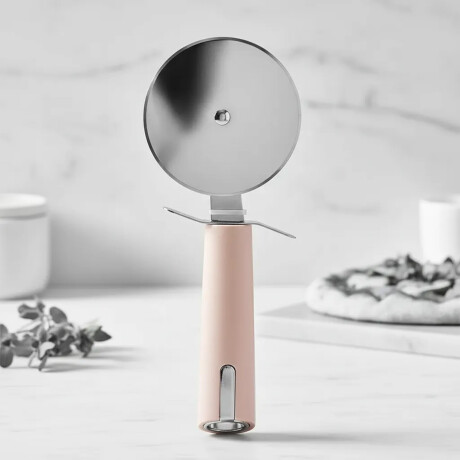 Cortador Rueda Cuchillo Corta Pizza de Cocina en Acero Inox Salmón