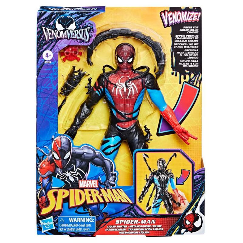 Spider Man VenomVersus Spider-Man Liquid Shifter con accesorios Spider Man VenomVersus Spider-Man Liquid Shifter con accesorios