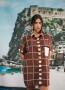 Vestido Mosaico Chocolate