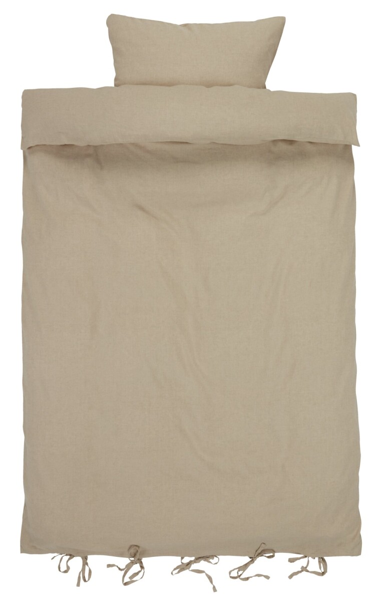 Juego funda nórdica lino LINDA 155x220 natural 