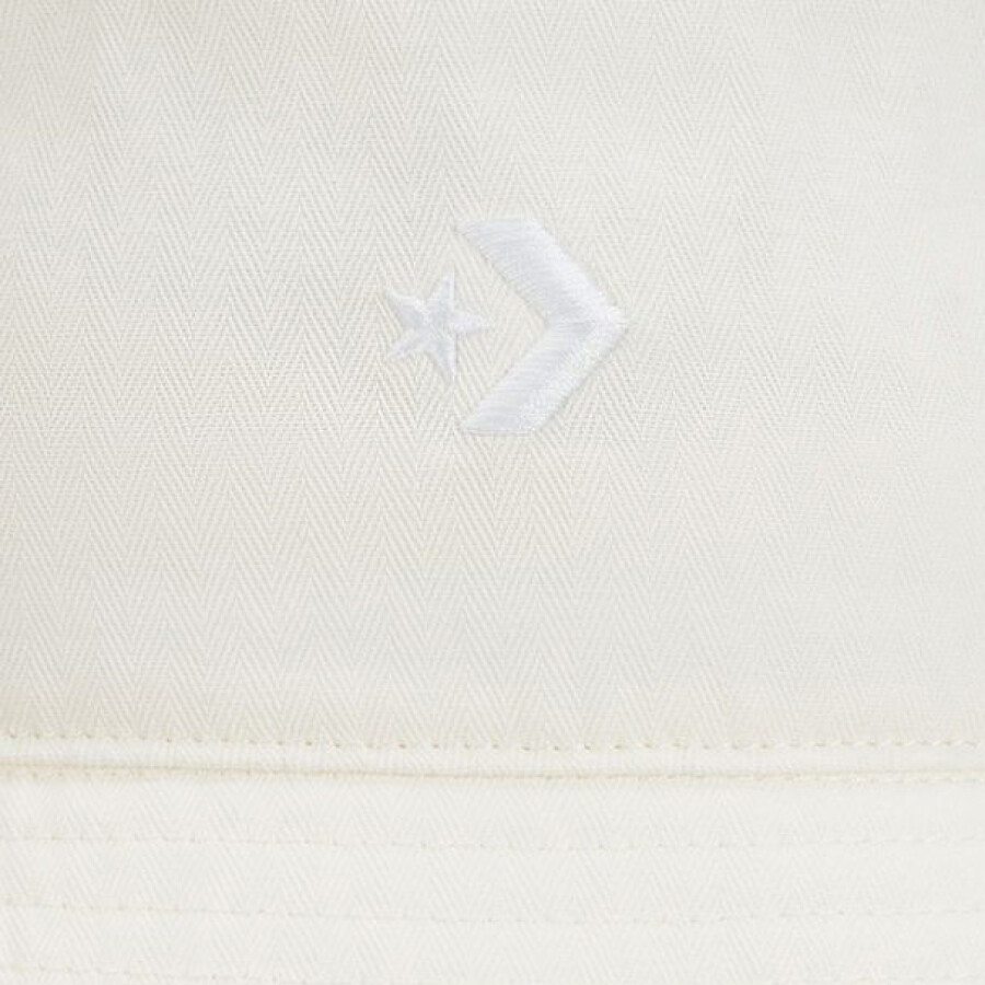 Gorro Converse - All Star Herringbone Bucket Blanco