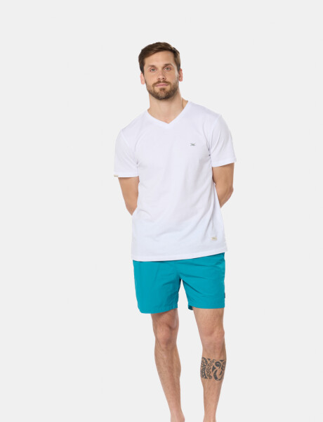 SHORT DE BAÑO LISO Verde Claro