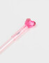 Lapices y Lapiceras Lapicera Con Dije De Corazón - Rosa Claro