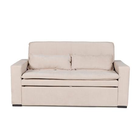 Sofá Cama Londres - Tela Microfibra TC 1010 (Beige)