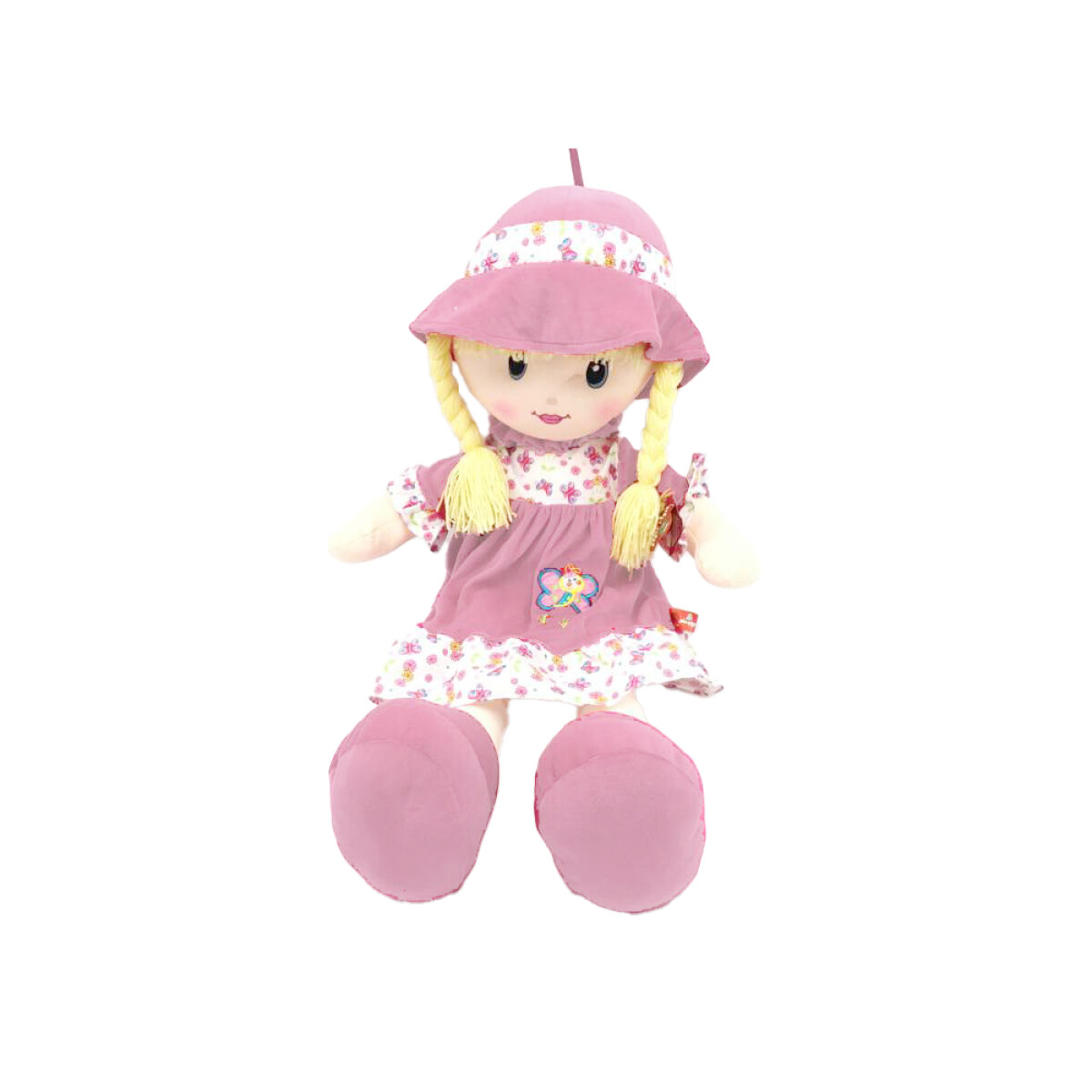 Muñeca con Gorro 80 cm Phi Phi - Rosa Claro 