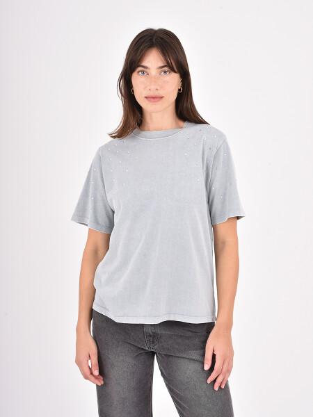 REMERA DETAIL GRIS CLARO