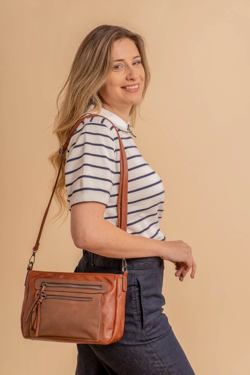 BANDOLERA MORRAL ANEMONA - HABANO 